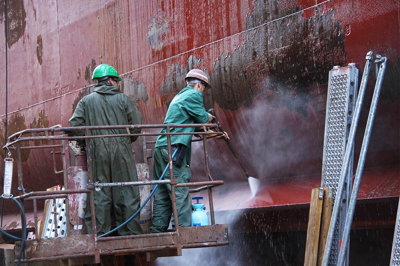 Shipyard High Pressure Rust Remove Machine Shipyard High Pressure Rust Remove Machine